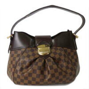 Louis Vuitton Sistine Damier Ebene Shoulder Bag Brown